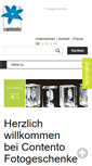 Mobile Screenshot of contento-fotogeschenke.com